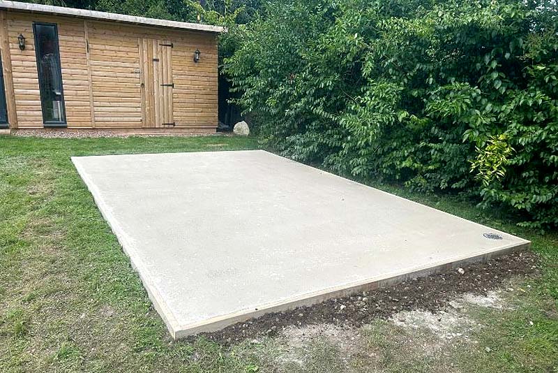 Concrete Bases for Sheds, Jacuzzi’s etc