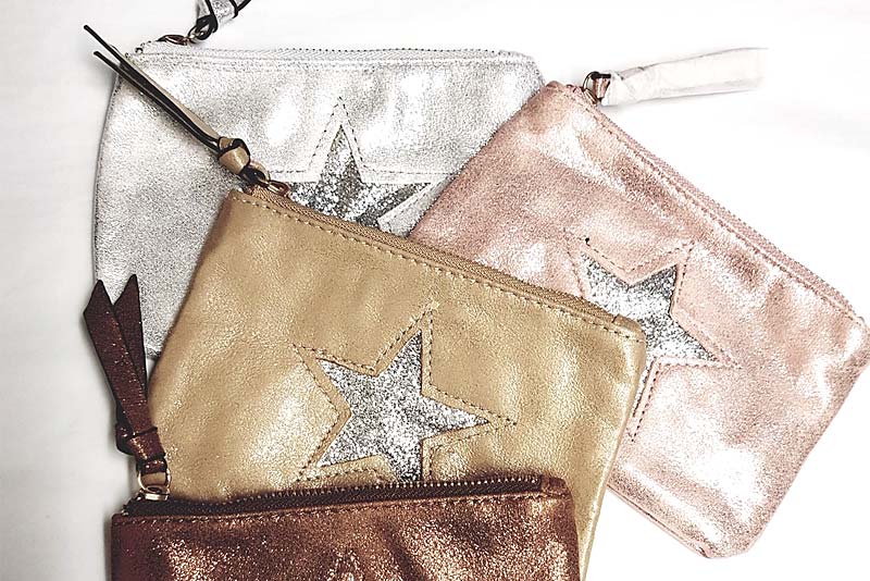 Metallic Star Purses