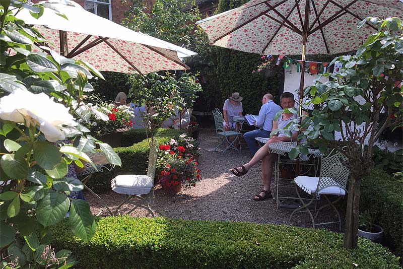 Relaxing in the Garden