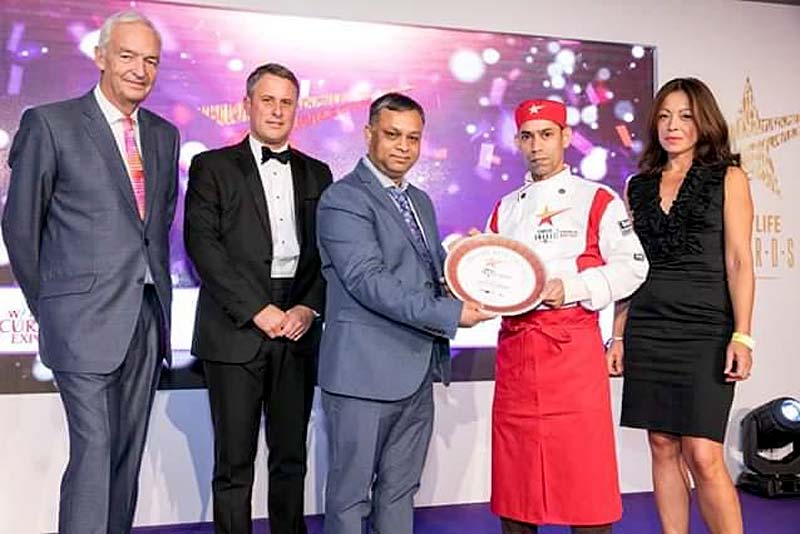 Voted Best Chef at National Curry Life Awards 2018