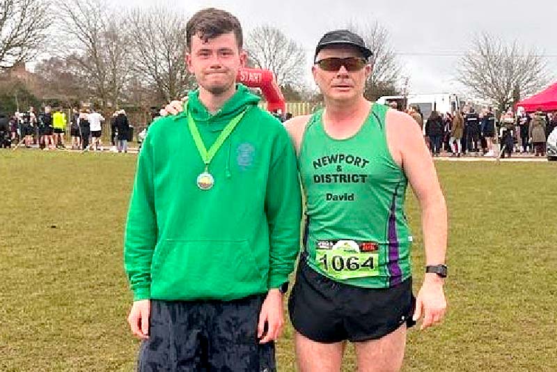 Photo Alex Cochrane (left) with his uncle, David Evans