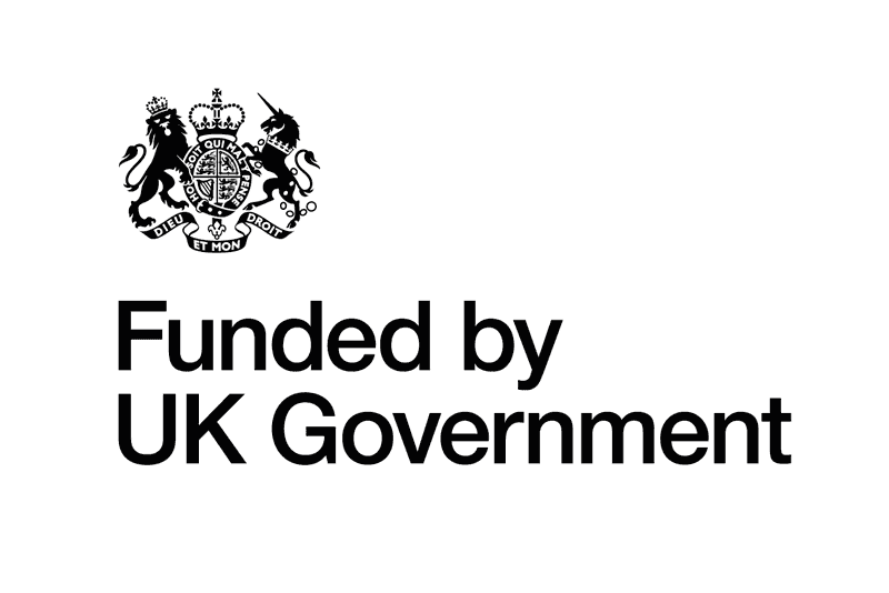 funded by uk government logo