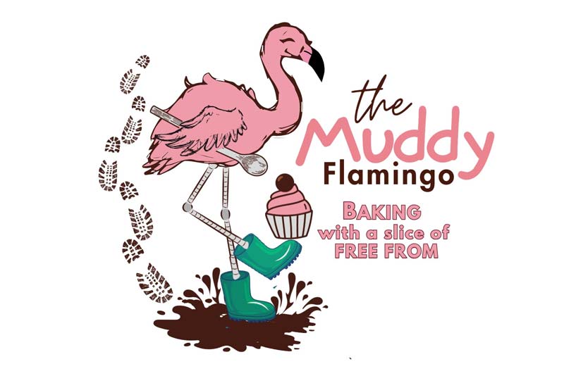 the muddy flamingo logo